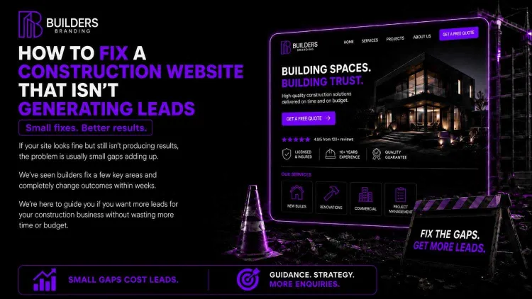 Construction Company Websites Fail to Generate Leads and How to Fix It